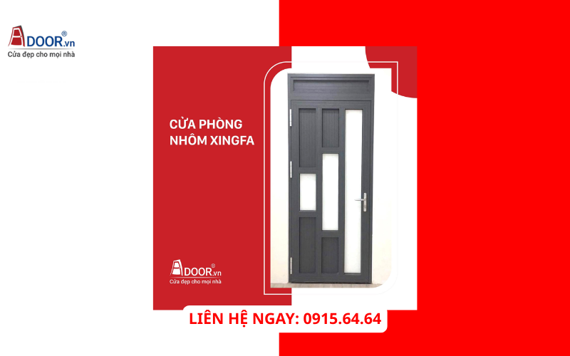 Mẫu cửa nhôm Xingfa Lâm Đồng cho phòng