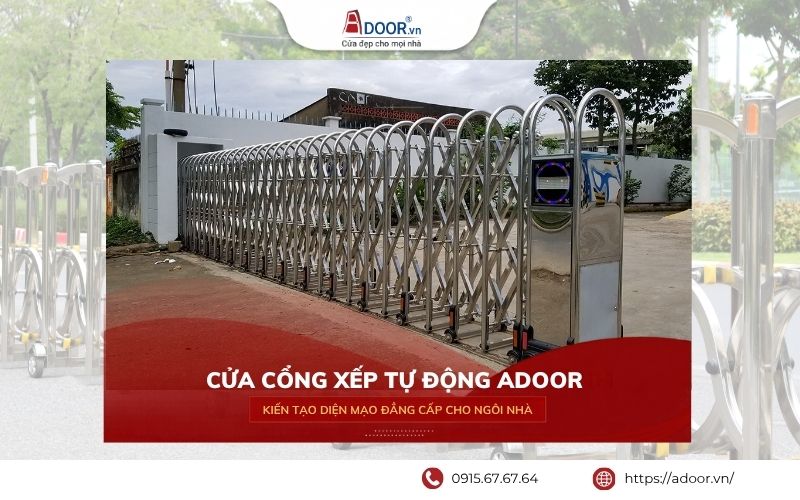 Mẫu cổng đẹp, vận hành linh hoạt