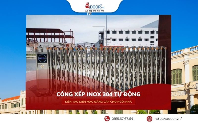 Cửa inox 304 bền đẹp