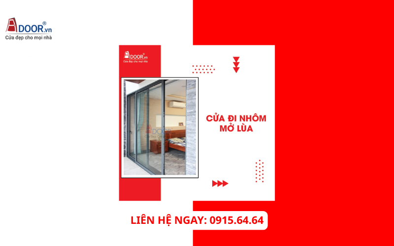 Cửa nhôm Xingfa Lâm Đồng mở lùa