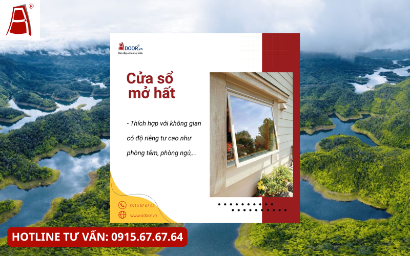 Cửa sổ nhôm Xingfa Đắk Nông mở hất Cửa sổ nhôm Xingfa Đắk Nông mở hất