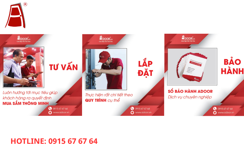 Tư vấn lắp đặt và bảo hành cửa tại Adoor