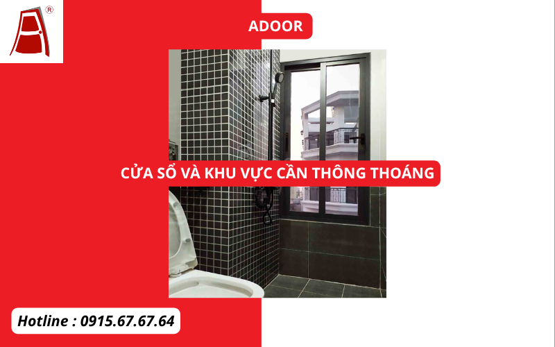 Mẫu cửa sổ Xingfa tham khảo cho khu vực cần thông thoáng.