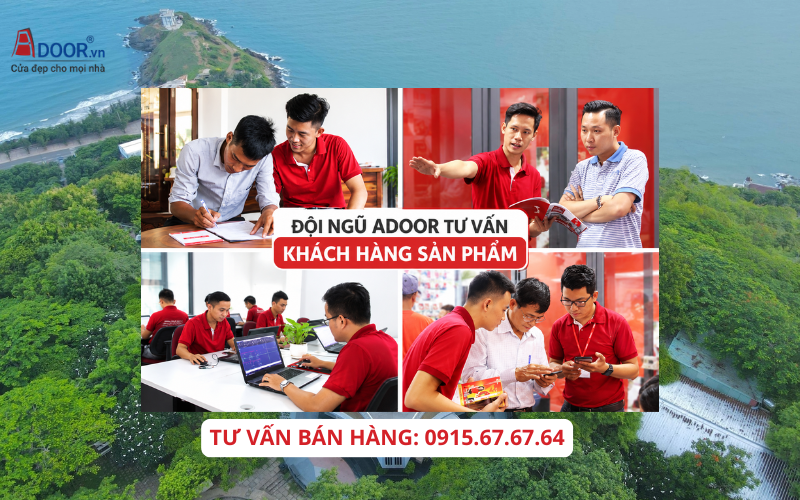 Cửa nhôm Xingfa Vũng Tàu - Đội ngũ Adoor tư vấn sản phẩm cho khách hàng