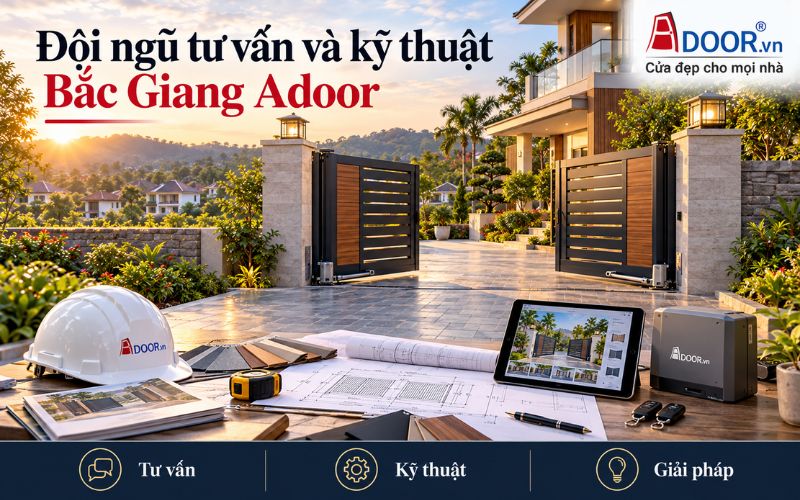 Cổng tự động tại Bắc Giang – Chọn motor và giải pháp kỹ thuật phù hợp