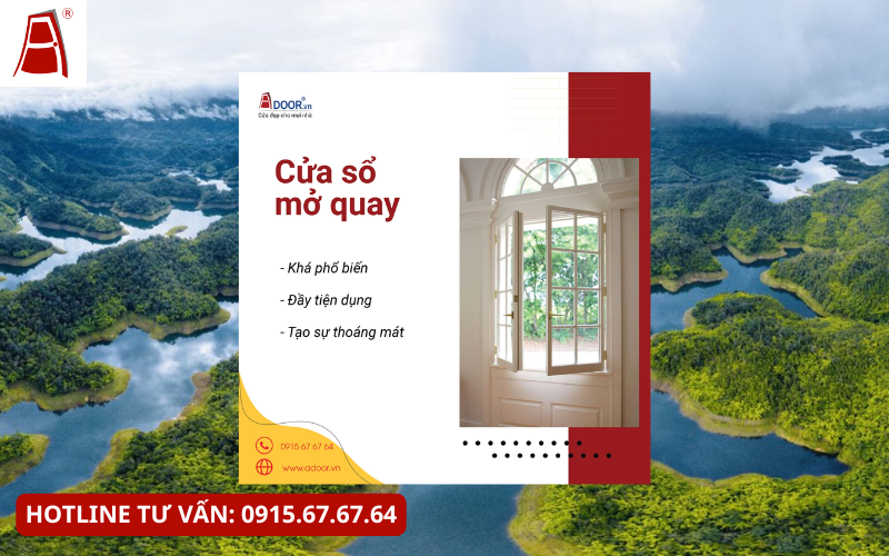 Cửa sổ nhôm Xingfa Đắk Nông mở quay Cửa sổ nhôm Xingfa Đắk Nông mở quay