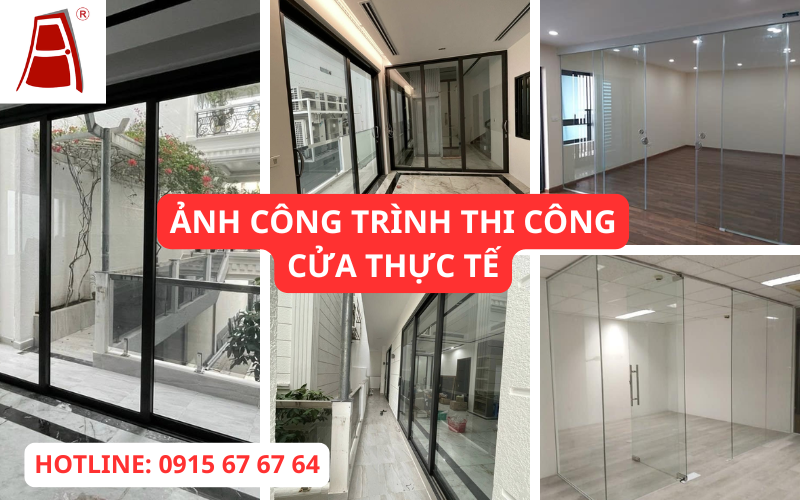 Hình ảnh công trình cửa nhôm Xingfa thực tế
