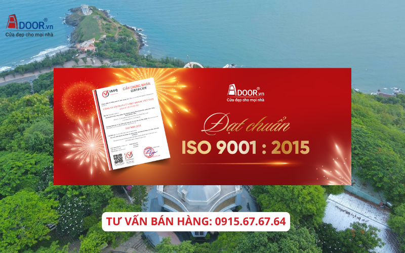 Cửa nhôm Xingfa Vũng Tàu - Chứng nhận ISO