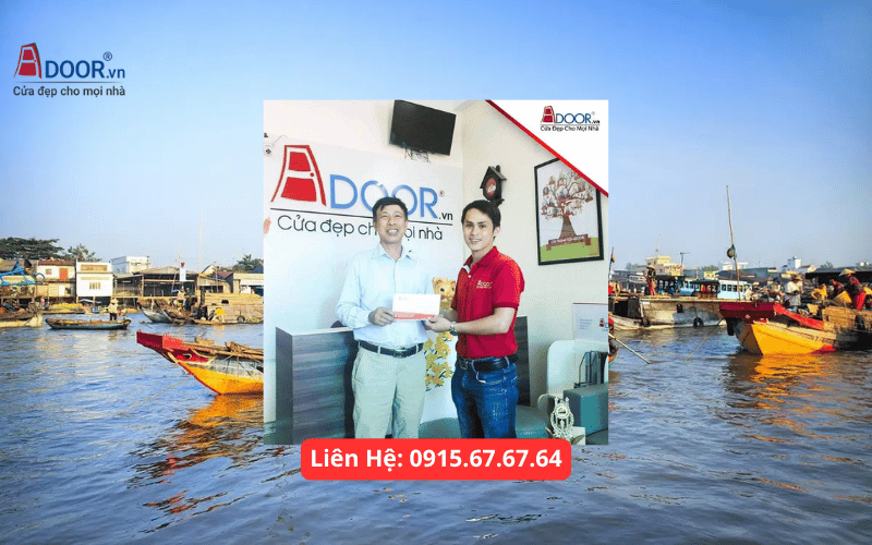 Cửa nhôm Xingfa Tiền Giang - Hình ảnh khách hàng tại Adoor