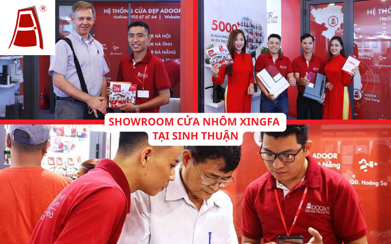Showroom cửa nhôm Xingfa Adoor tại Ninh Thuận