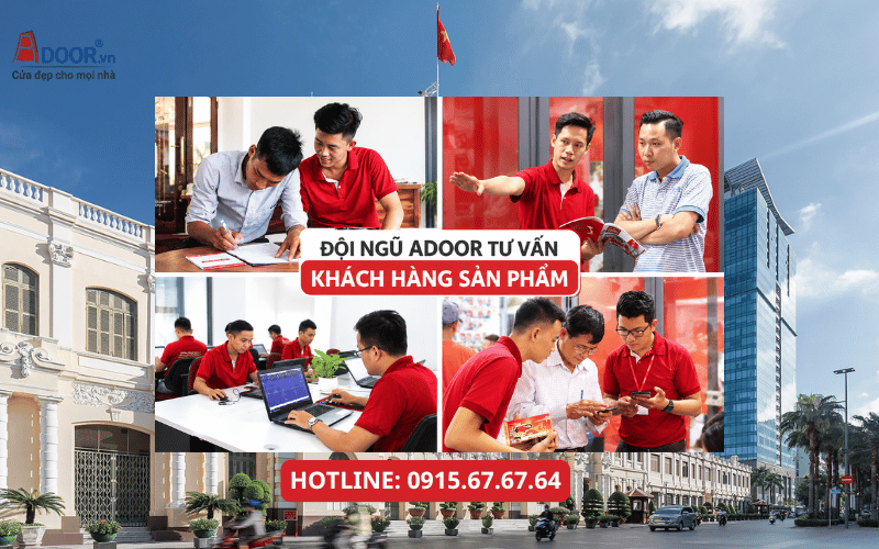 Cửa nhôm Xingfa HCM - đội ngũ Adoor tư vấn sản phẩm cho khách hàng