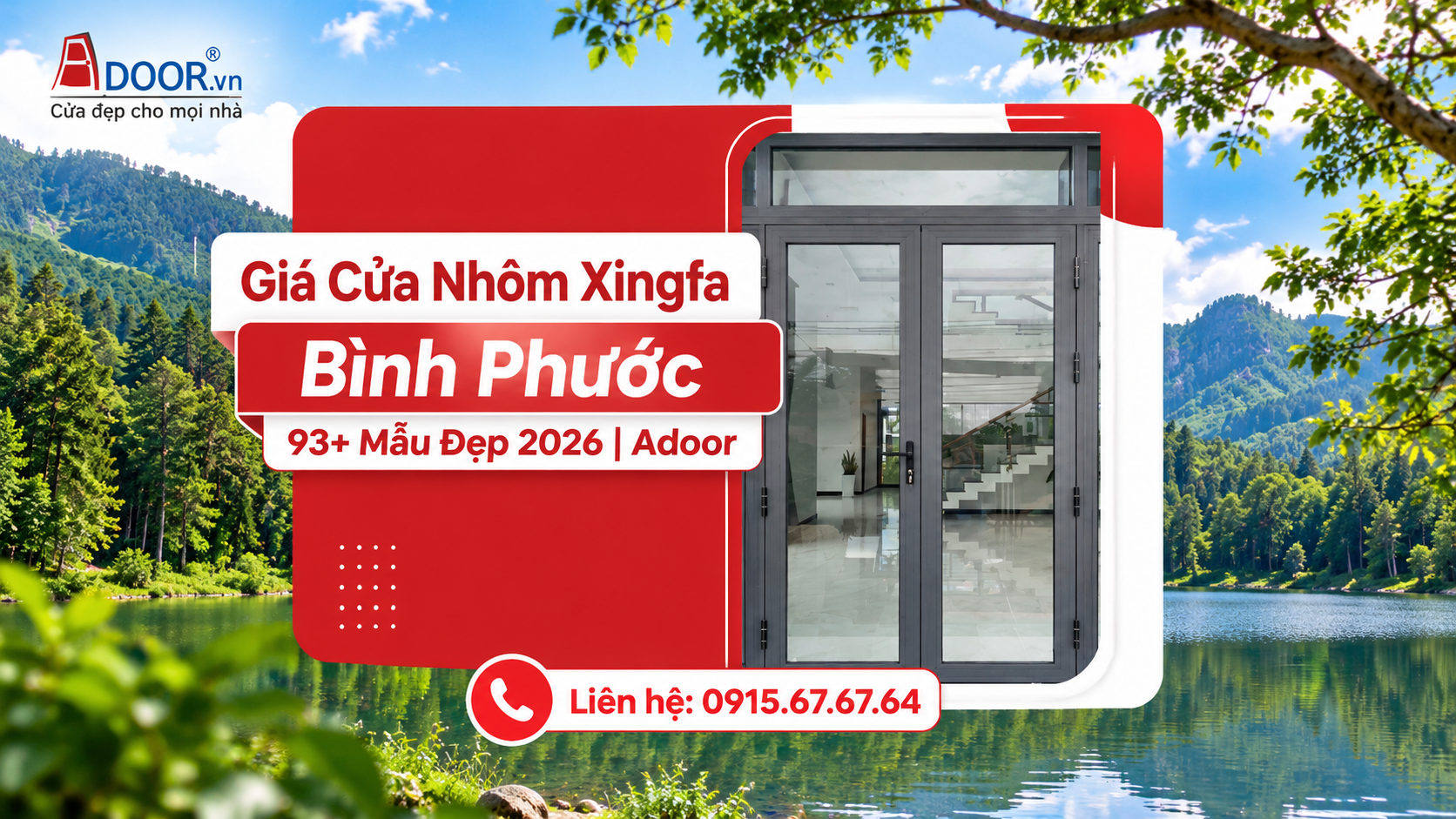 Giá cửa nhôm Xingfa Bình Phước