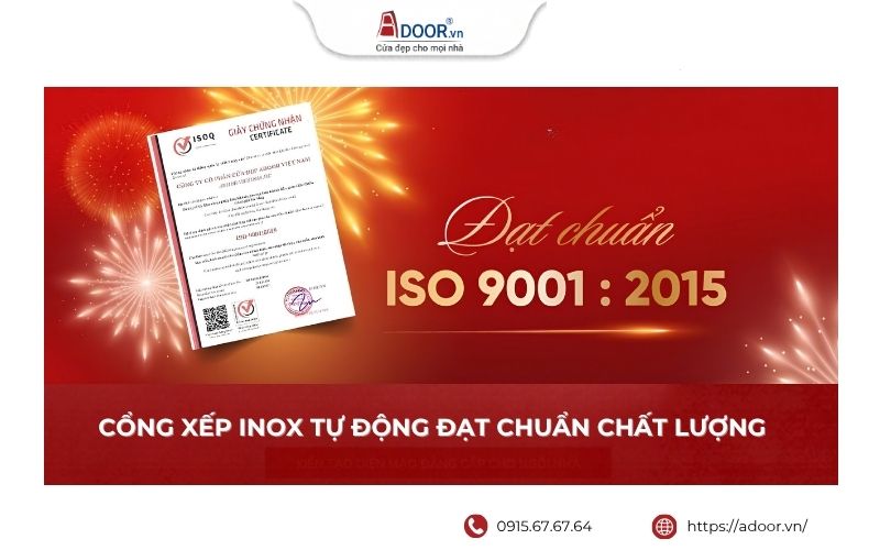 Cửa Adoor đạt chuẩn chất lượng