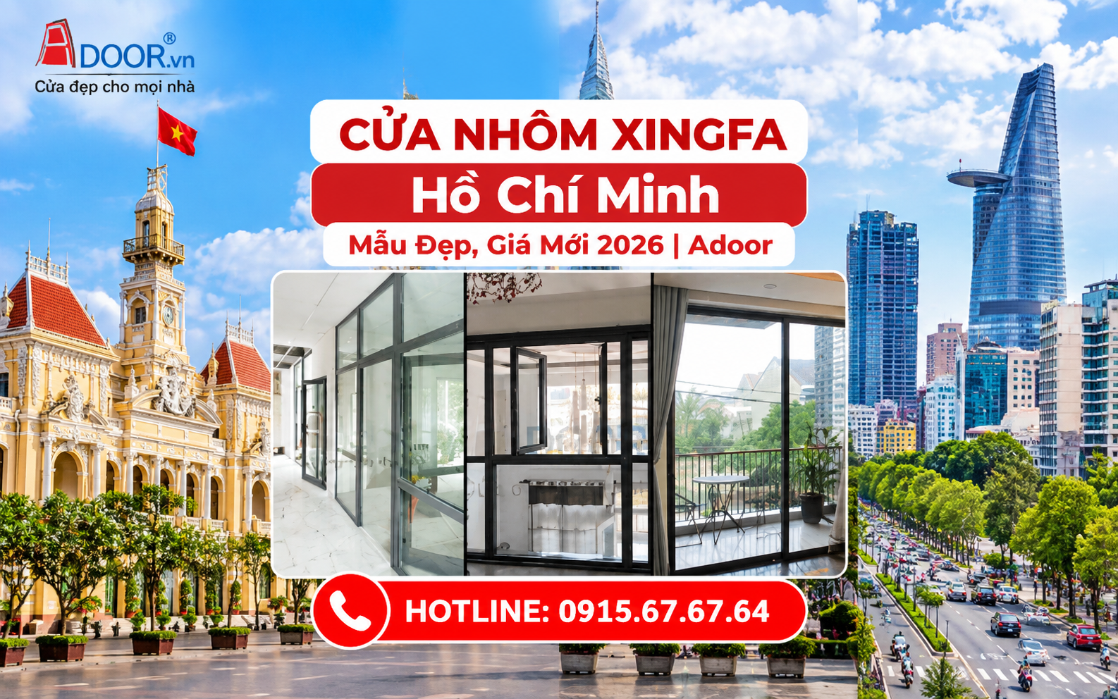 Cửa nhôm Xingfa HCM