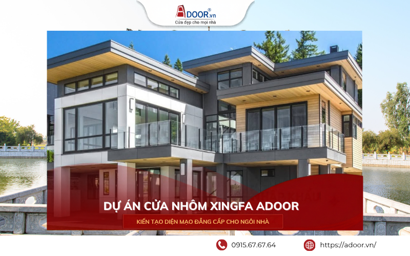 Dự án thực tế cửa nhôm Xingfa Bắc Ninh Adoor