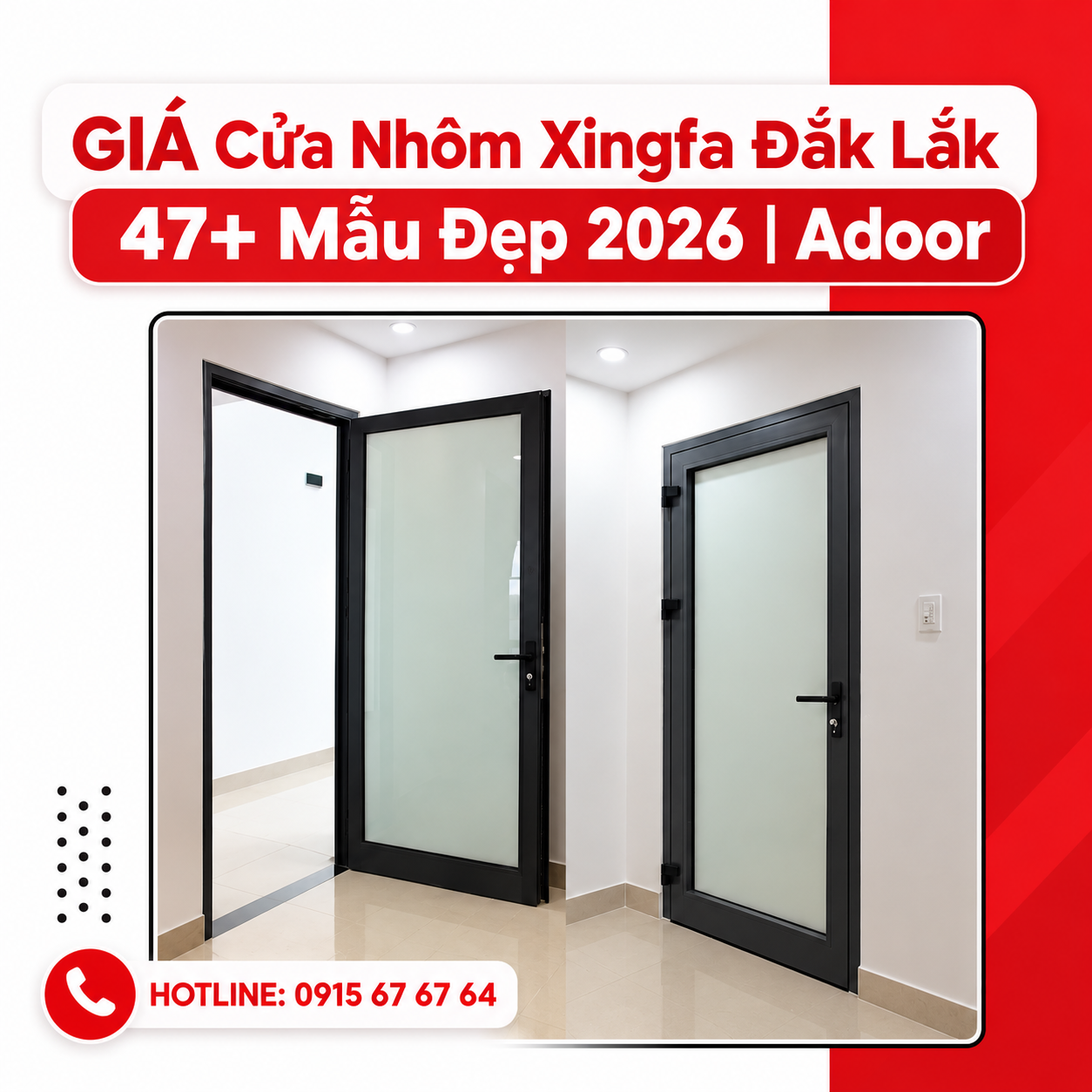 Cửa nhôm Xingfa Đắk Lắk