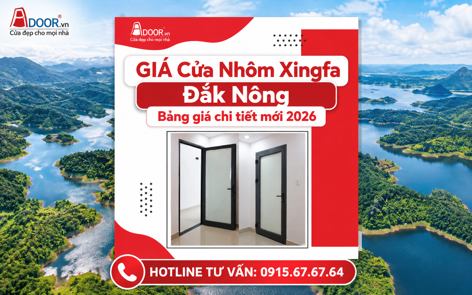 cửa nhôm Xingfa Đắk Nông
