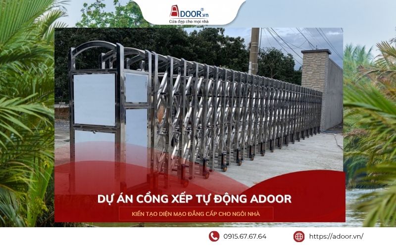 Dự án cổng xếp tự động Adoor