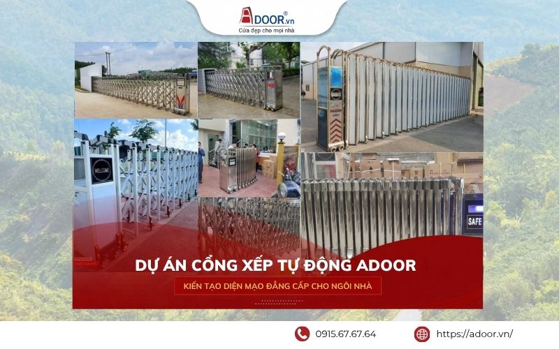 Dự án cổng xếp tự động Adoor 
