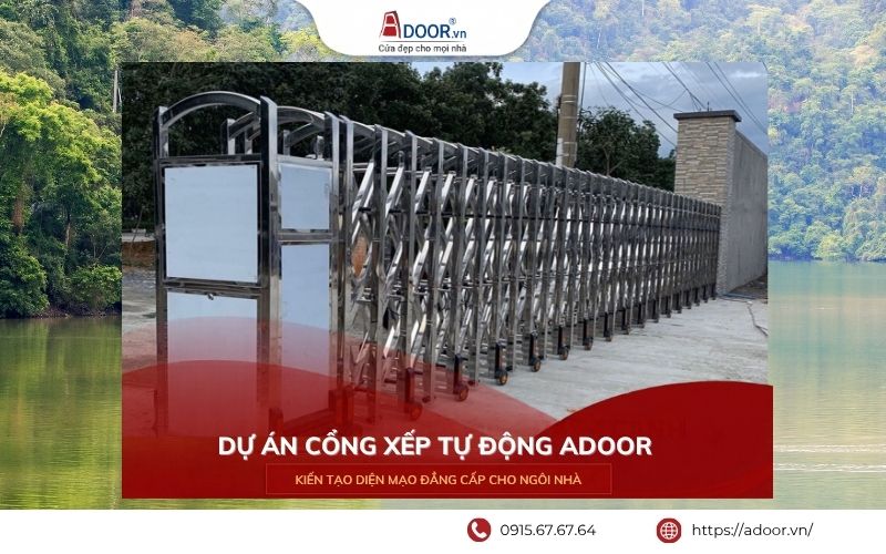 Dự án cổng xếp tự động Adoor