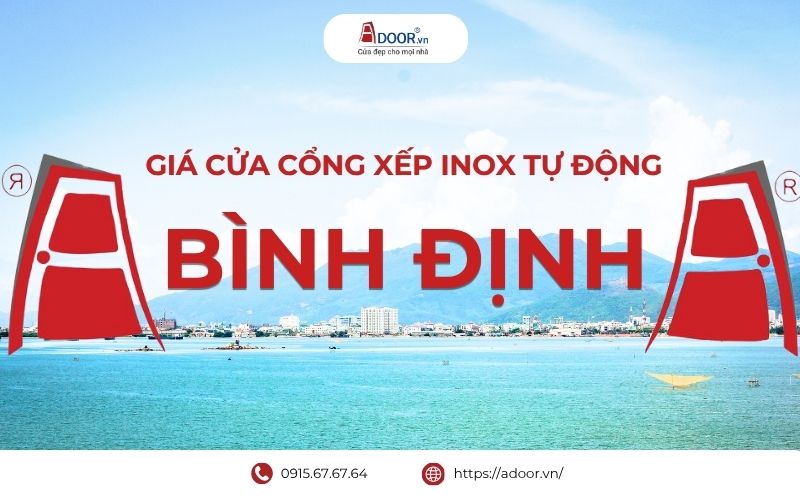 Giá cửa cổng xếp inox tự động