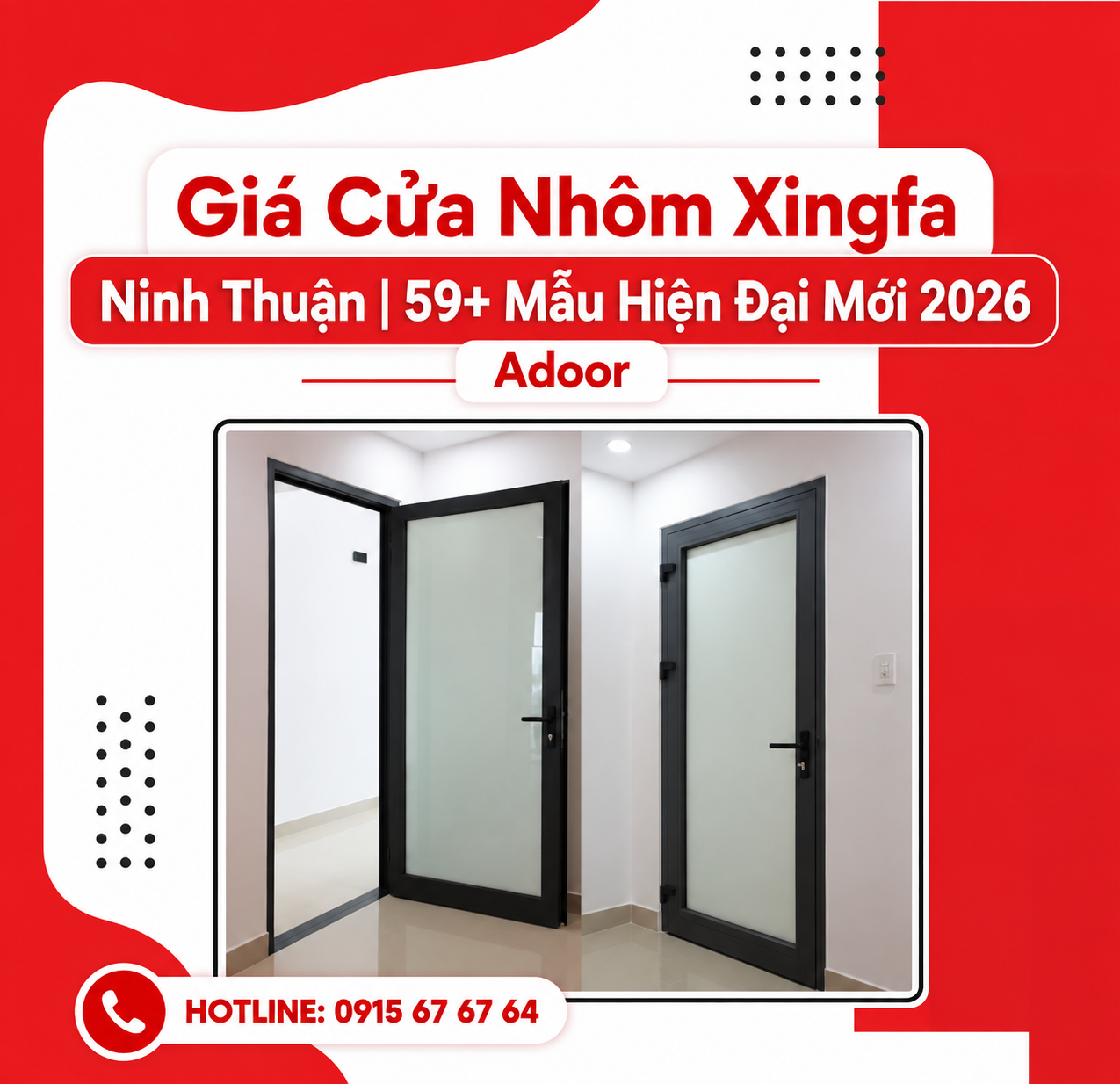 Giá cửa nhôm Xingfa Ninh Thuận.