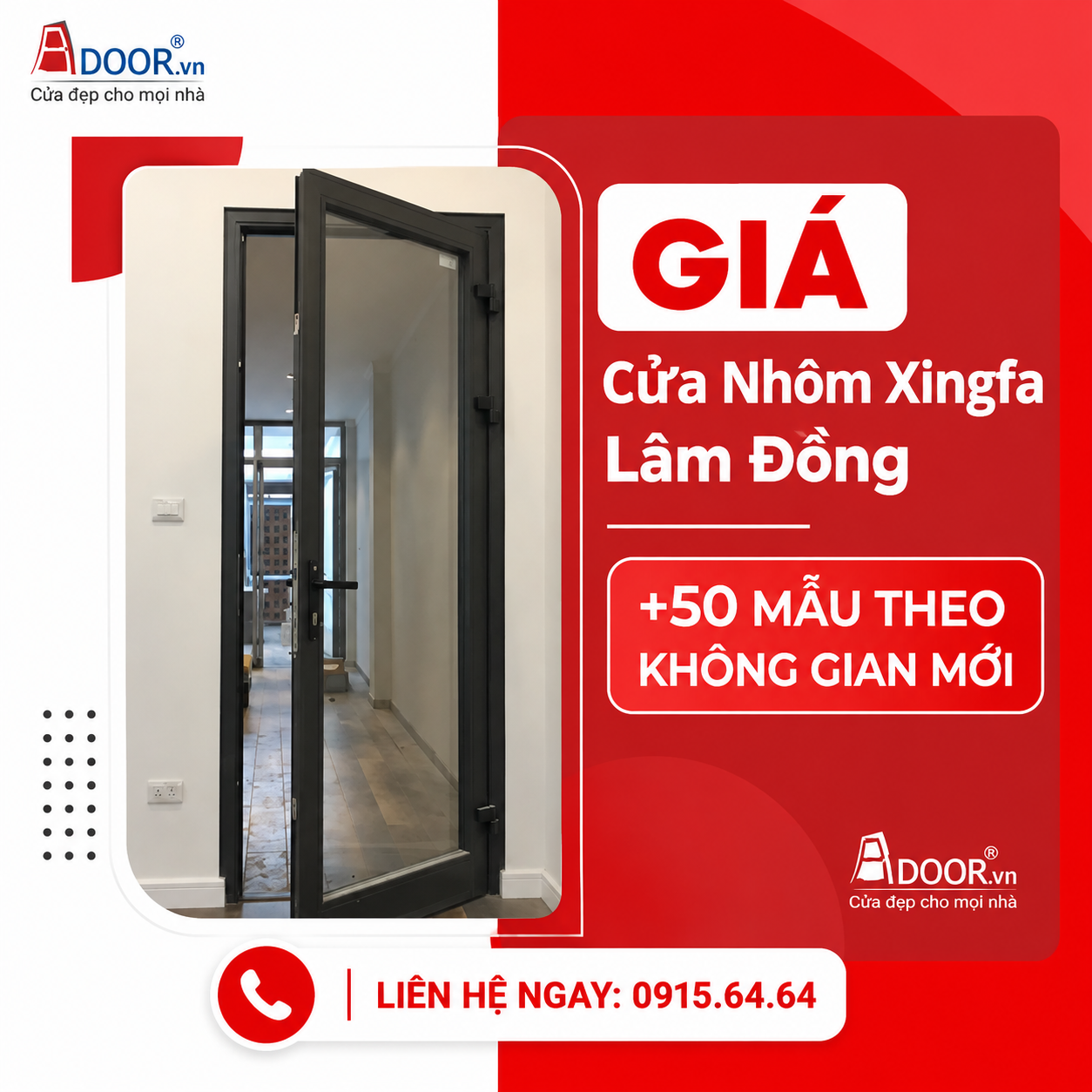 cửa nhôm Xingfa Lâm Đồng