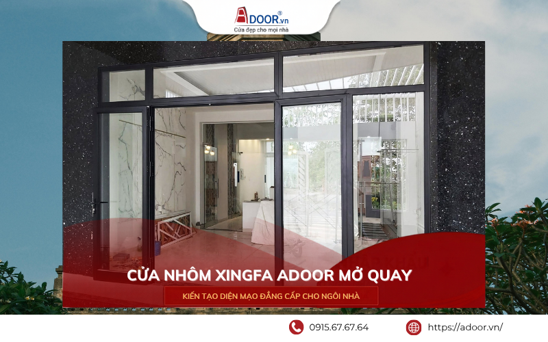 Cửa nhôm Xingfa Nam Định - Cửa mở quay chắc chắn, hiện đại và bền đẹp. Cửa mở quay chắc chắn, hiện đại và bền đẹp.