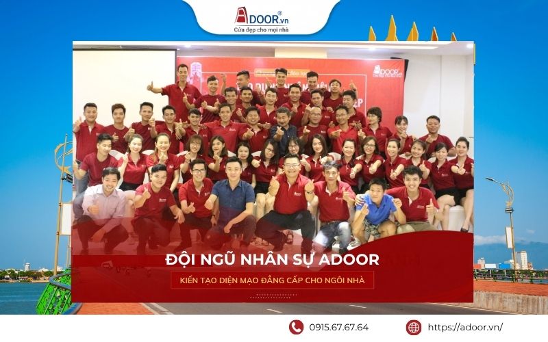 Đội ngũ nhân sự Adoor chuyên nghiệp