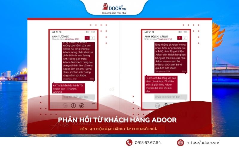 phản hồi từ khách hàng
