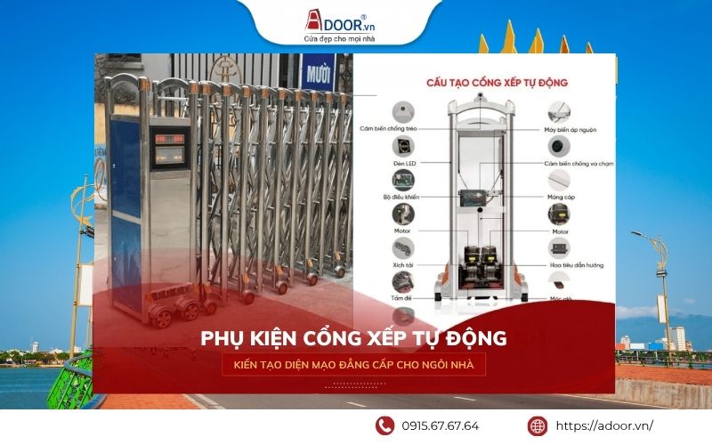  Các phụ kiện hỗ trợ cổng vận hành ổn định 