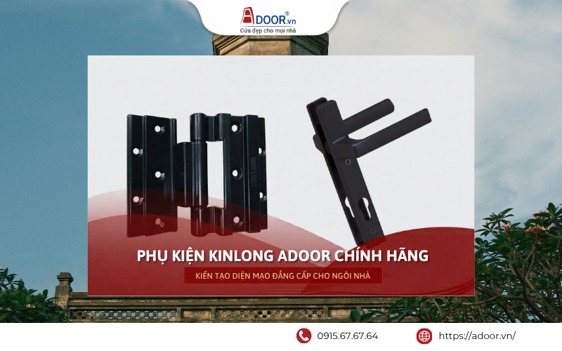 Cửa nhôm Xingfa Nam Định - Phụ kiện Kinlong chính hãng giúp cửa vận hành bền bỉ. Phụ kiện Kinlong chính hãng giúp cửa vận hành bền bỉ.