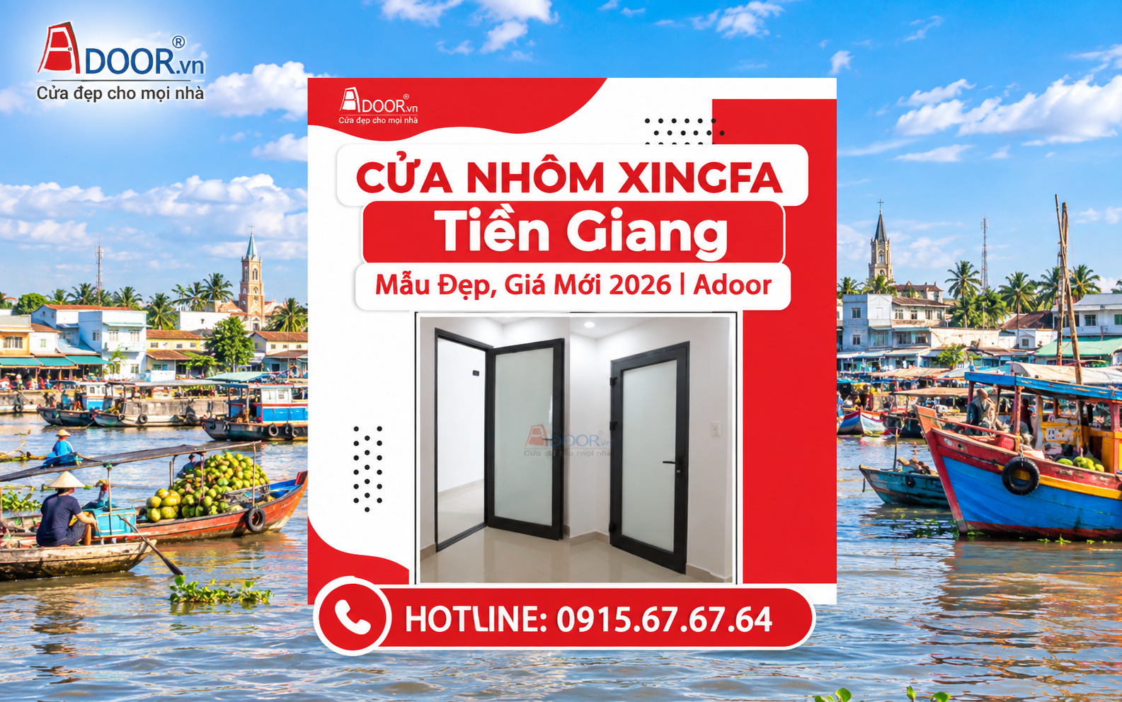 Cửa nhôm Xingfa Tiền Giang