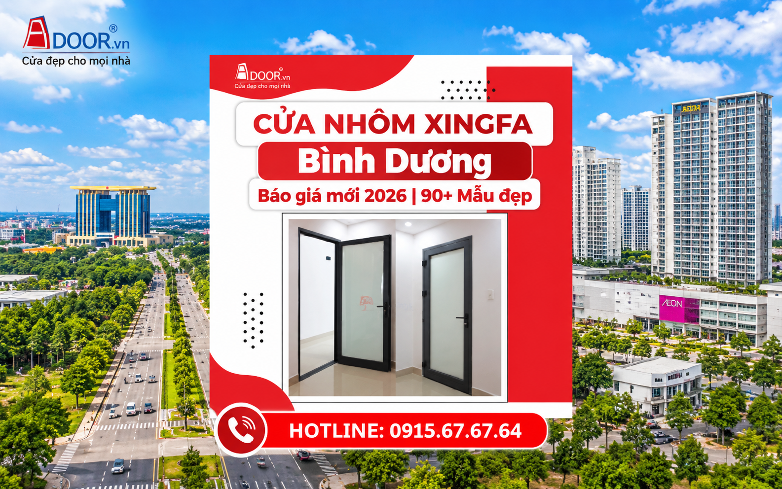 Cửa nhôm Xingfa Bình Dương