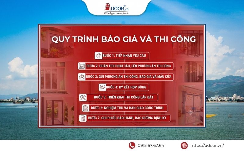 Quy trình báo giá và thi công