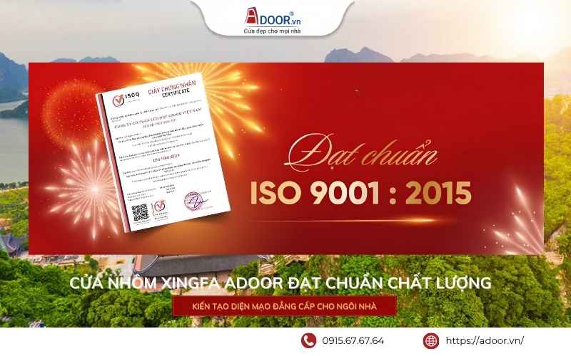 Chứng nhận chất lượng đảm bảo tiêu chuẩn sản phẩm.