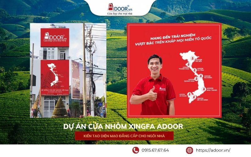 Hệ thống phân phối Adoor chuyên nghiệp, phục vụ toàn quốc.