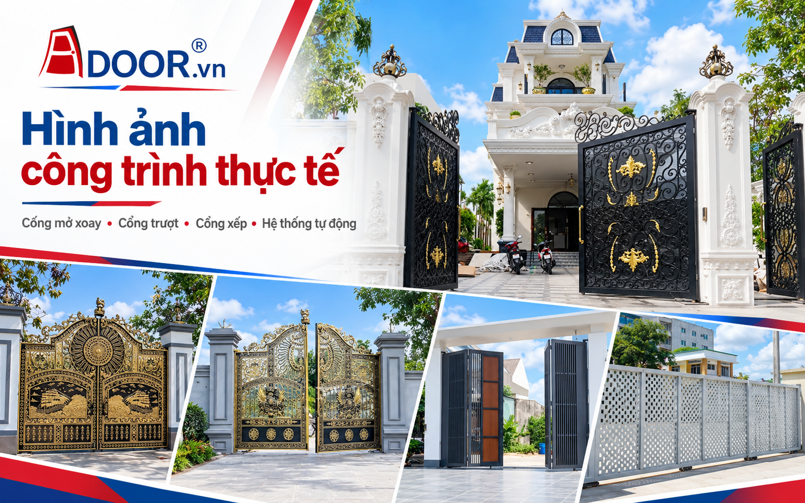 Cổng tự động tại Hải Phòng - Hình ảnh công trình
