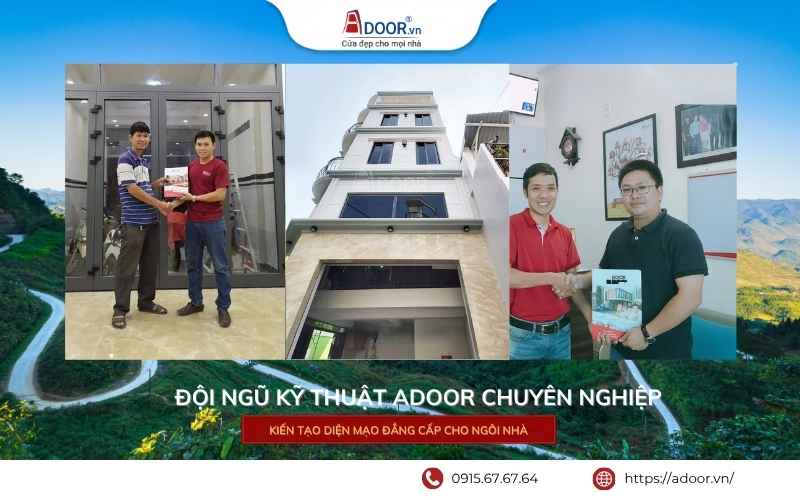 đội ngũ kỹ thuật Adoor chuyên nghiệp