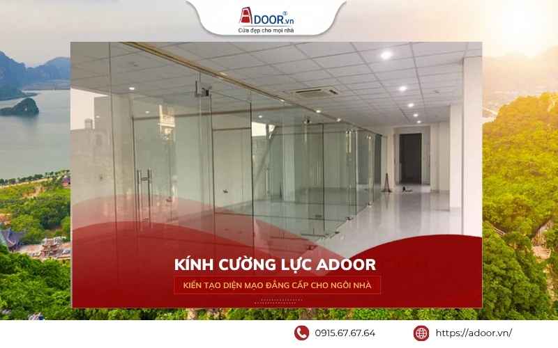 Kính cường lực cao cấp an toàn, bền đẹp.